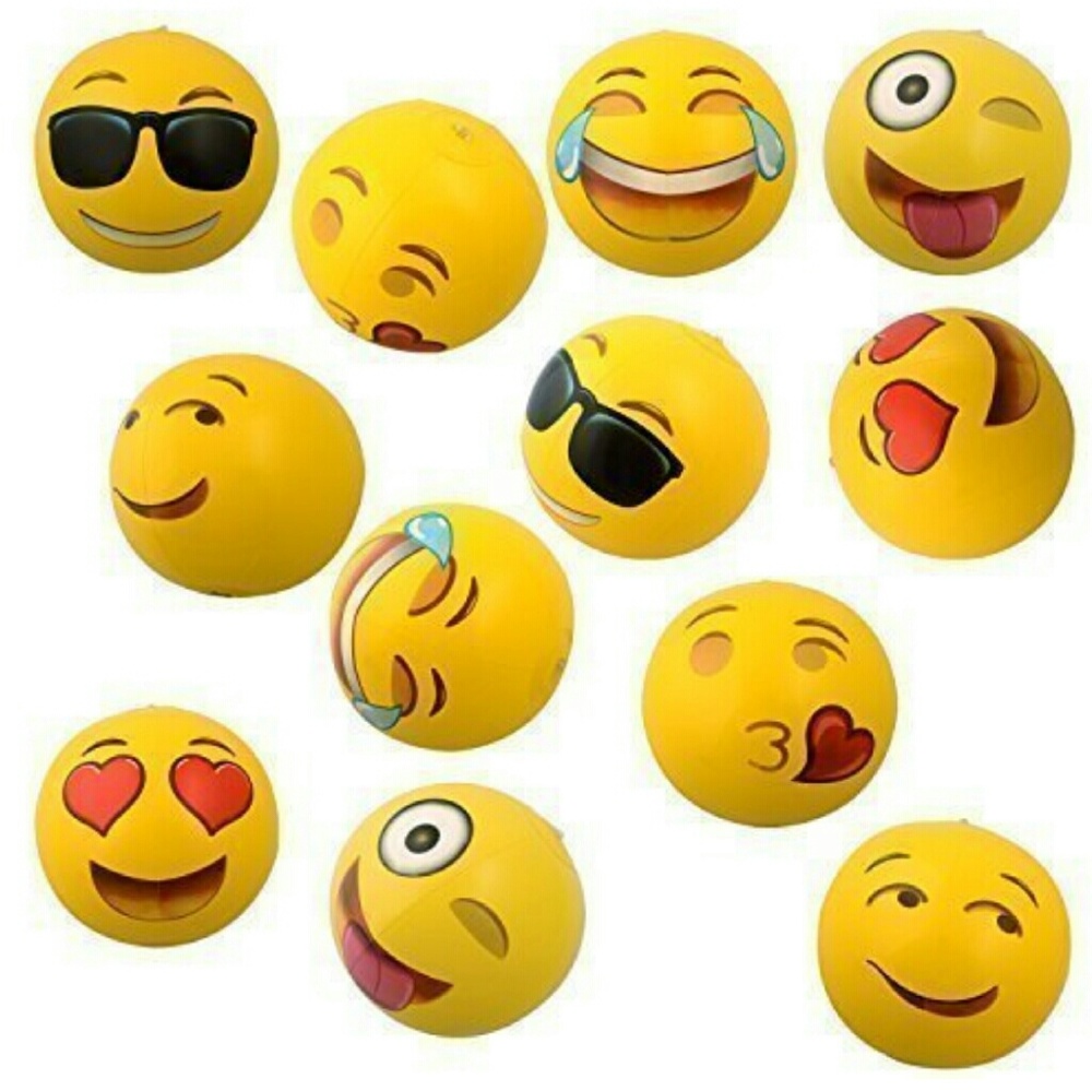 Emoji beach ball
